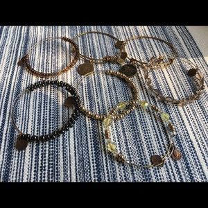AUTHENTIC 7 Piece Alex & Ani Bracelets